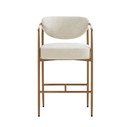 Jade Faux Leather Rope Counter Stool