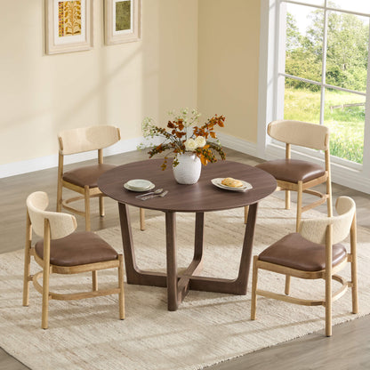 Jody Curved Rope Back Dining Chair (Set of 2)