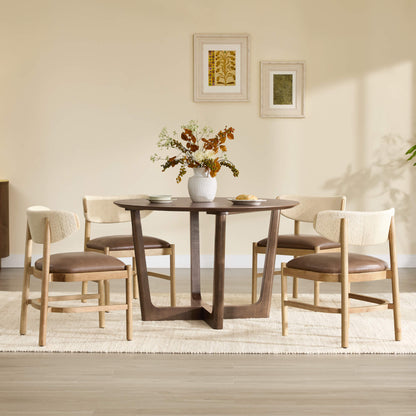 Jody Curved Rope Back Dining Chair (Set of 2)