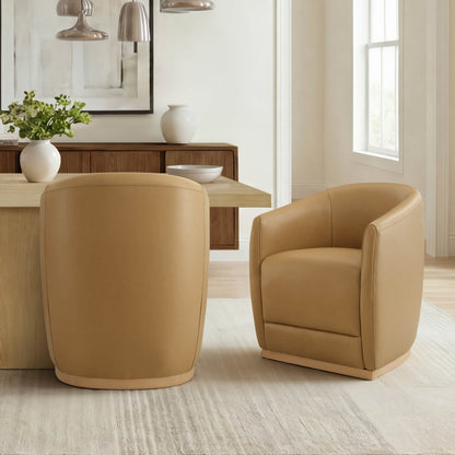Jovie Cross Pedestal Wood Dining Table