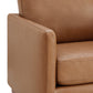 Henry Swivel Accent Chair with Wood Base