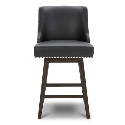 Asher Swivel Nailhead Trim Bar & Counter Stools