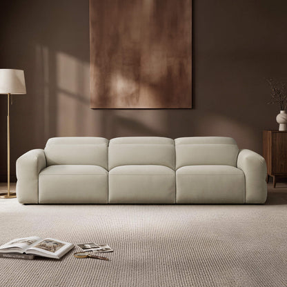 Haley Buttery-Soft 3-Seat Modular Power Reclining Sofa with Power Headrests