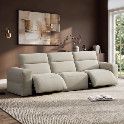 Haley Buttery-Soft 3-Seat Modular Power Reclining Sofa with Power Headrests