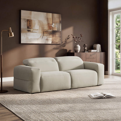 Haley Buttery-Soft 2-Seat Modular Power Reclining Sofa with Power Headrests