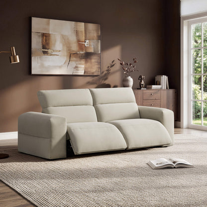 Haley Buttery-Soft 2-Seat Modular Power Reclining Sofa with Power Headrests