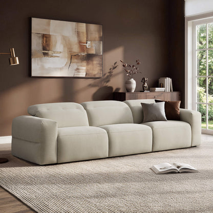 Haley Buttery-Soft 3-Seat Modular Power Reclining Sofa with Power Headrests