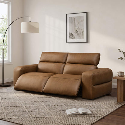 Haley Buttery-Soft 2-Seat Modular Power Reclining Sofa with Power Headrests