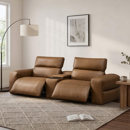 Haley Buttery-Soft 2-Seat Modular Power Reclining Sofa with Power Headrests