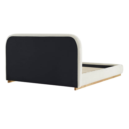 Kelda Contemporary Upholstered Platform Bed