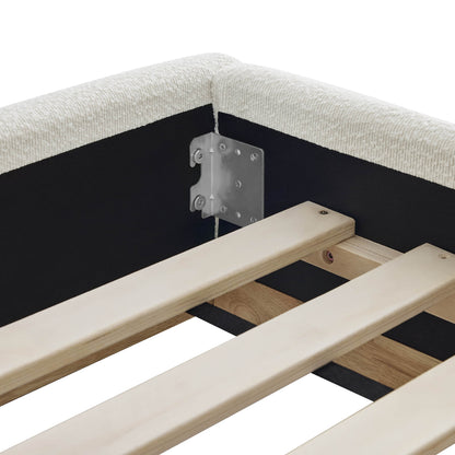 Kelda Contemporary Upholstered Platform Bed