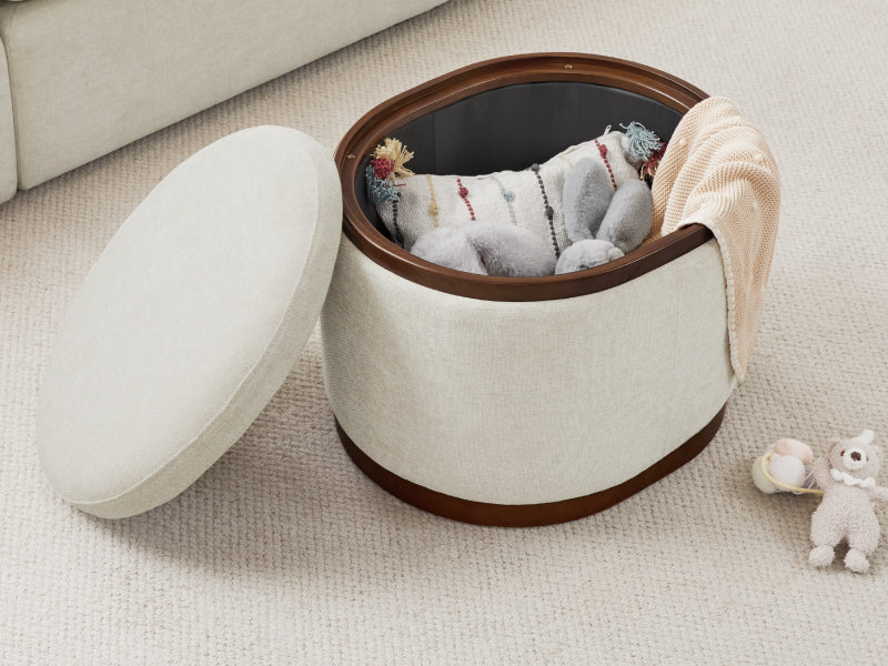 CHITA mid century storage ottoman