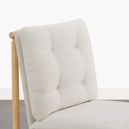 Flynn Mid-Century Tufted Plush Dining Chair(Set of 2)