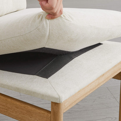 Flynn Mid-Century Tufted Plush Dining Chair(Set of 2)