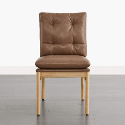 Flynn Mid-Century Tufted Plush Dining Chair(Set of 2)