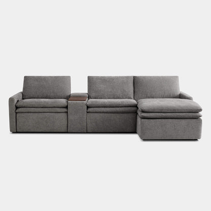 Ohana Zero Gravity Modular Lay-Flat Reclining Sofa with Chaise