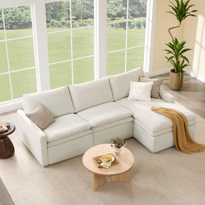 Ohana Zero Gravity Modular Lay-Flat Reclining Sofa with Chaise