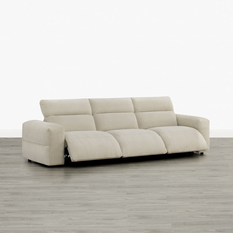 Haley Buttery-Soft 3-Seat Modular Power Reclining Sofa with Power Headrests