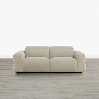 Haley Buttery-Soft 2-Seat Modular Power Reclining Sofa with Power Headrests