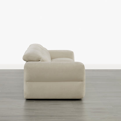 Haley Buttery-Soft 3-Seat Modular Power Reclining Sofa with Power Headrests