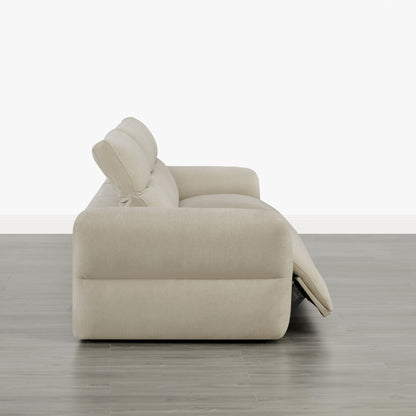 Haley Buttery-Soft 3-Seat Modular Power Reclining Sofa with Power Headrests