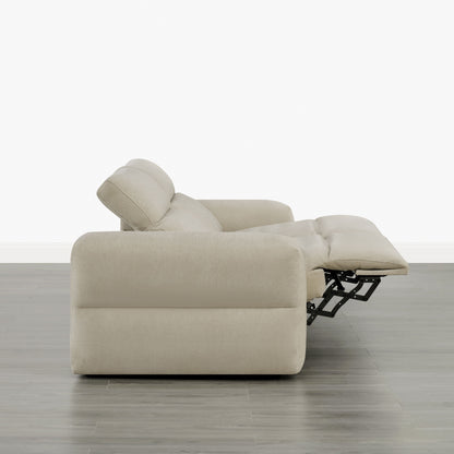 Haley Buttery-Soft 3-Seat Modular Power Reclining Sofa with Power Headrests