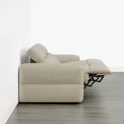 Haley Buttery-Soft 4-Seat Modular Power Reclining Sofa with Power Headrests