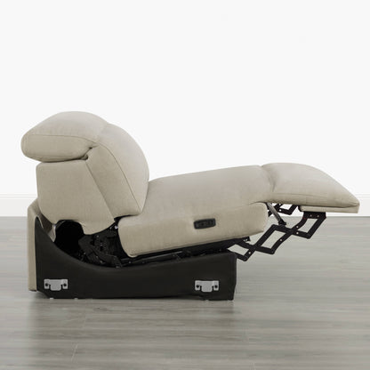 Haley Buttery-Soft 3-Seat Modular Power Reclining Sofa with Power Headrests