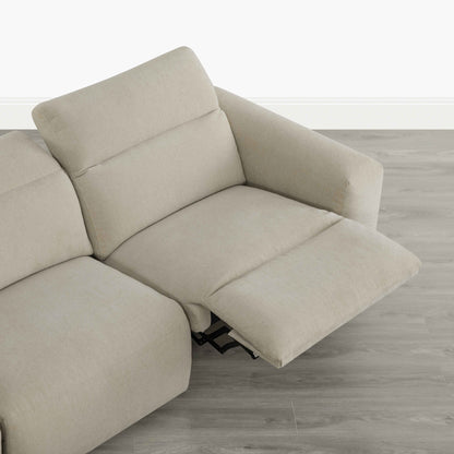 Haley Buttery-Soft 3-Seat Modular Power Reclining Sofa with Power Headrests