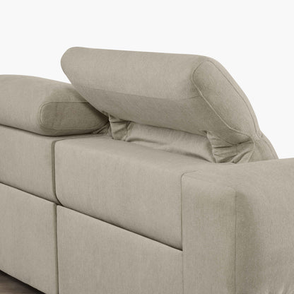 Haley Buttery-Soft 4-Seat Modular Power Reclining Sofa with Power Headrests