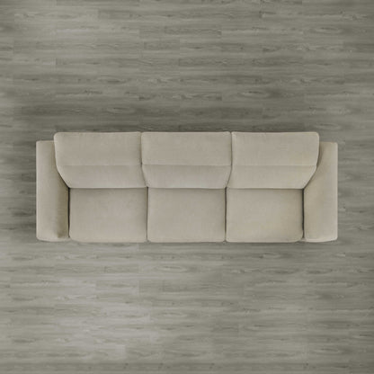 Haley Buttery-Soft 3-Seat Modular Power Reclining Sofa with Power Headrests