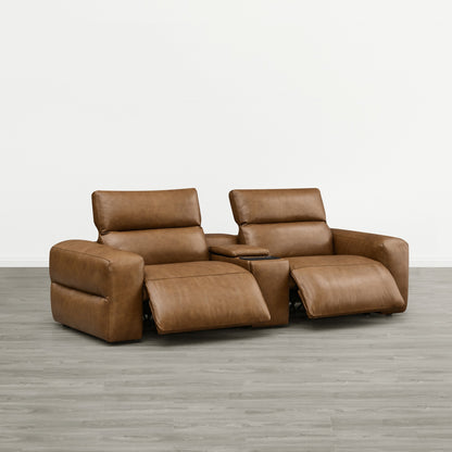 Haley Buttery-Soft 2-Seat Modular Power Reclining Sofa with Power Headrests