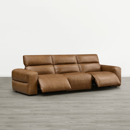 Haley Buttery-Soft 3-Seat Modular Power Reclining Sofa with Power Headrests