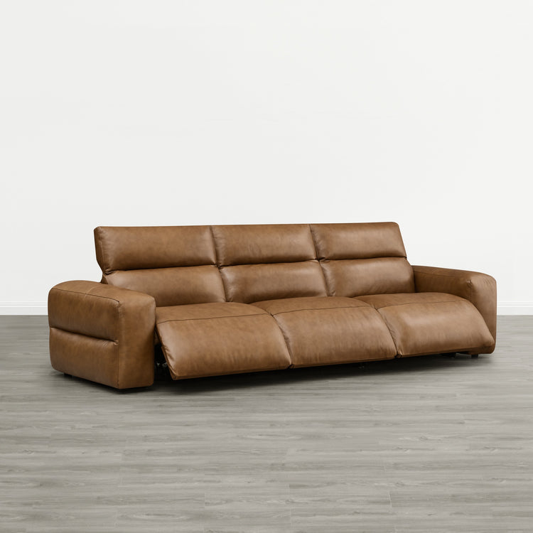 Haley Buttery-Soft 3-Seat Modular Power Reclining Sofa with Power Headrests