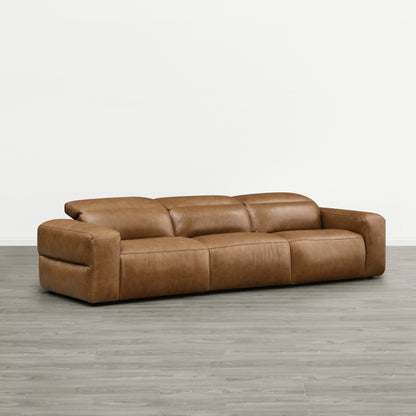 Haley Buttery-Soft 3-Seat Modular Power Reclining Sofa with Power Headrests