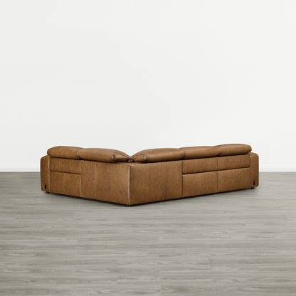 Haley Buttery-Soft 5-Seat Modular Power Reclining Sofa with Power Headrests