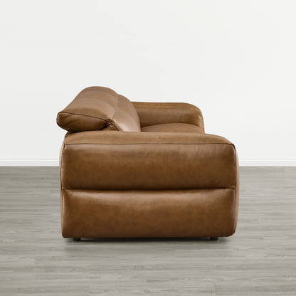 Haley Buttery-Soft 3-Seat Modular Power Reclining Sofa with Power Headrests