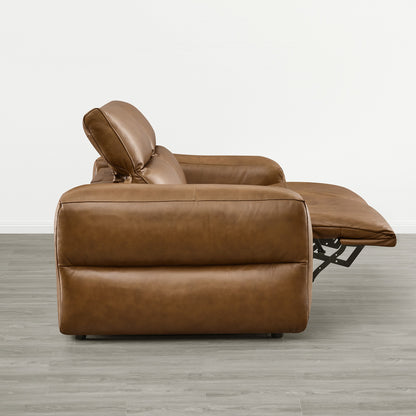 Haley Buttery-Soft 4-Seat Modular Power Reclining Sofa with Power Headrests