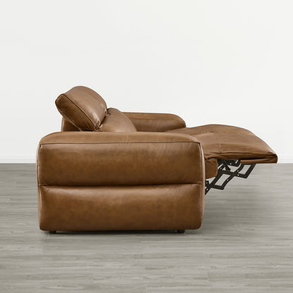 Haley Buttery-Soft 5-Seat Modular Power Reclining Sofa with Power Headrests