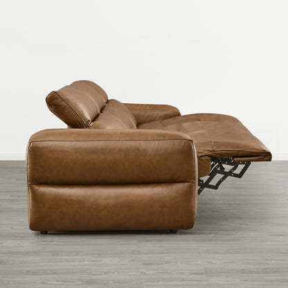 Haley Buttery-Soft 3-Seat Modular Power Reclining Sofa with Power Headrests