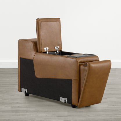 Haley Buttery-Soft 5-Seat Modular Power Reclining Sofa with Power Headrests