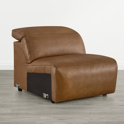 Haley Buttery-Soft 4-Seat Modular Power Reclining Sofa with Power Headrests