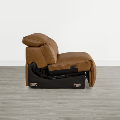 Haley Buttery-Soft 5-Seat Modular Power Reclining Sofa with Power Headrests