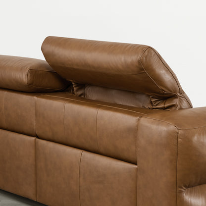 Haley Buttery-Soft 3-Seat Modular Power Reclining Sofa with Power Headrests