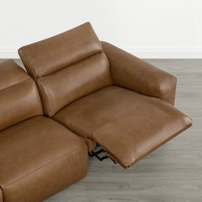 Haley Buttery-Soft 5-Seat Modular Power Reclining Sofa with Power Headrests