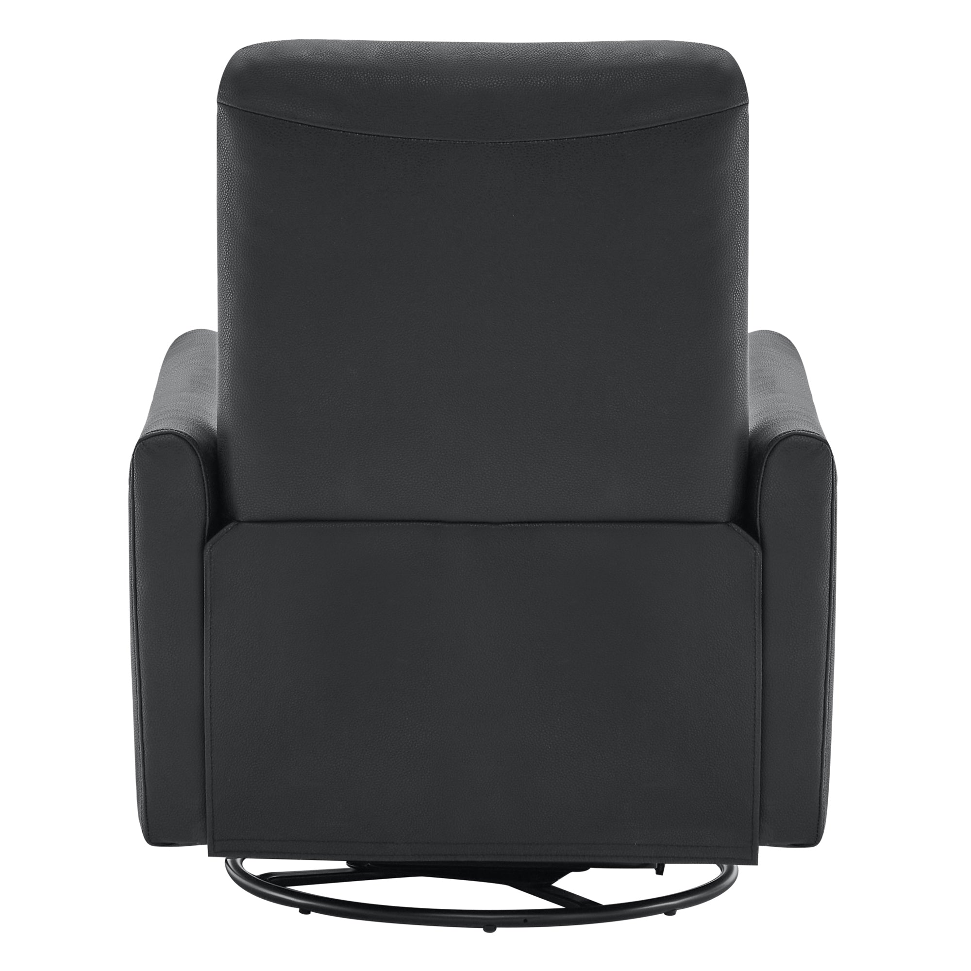 Back view of dark grey Tracee Modern Power Swivel Glider Recliner with sleek design - CHITA Living