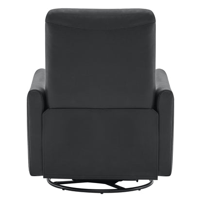 Back view of dark grey Tracee Modern Power Swivel Glider Recliner with sleek design - CHITA Living