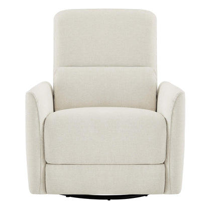 Light beige Tracee Modern Power Swivel Glider Recliner with modern design - CHITA Living