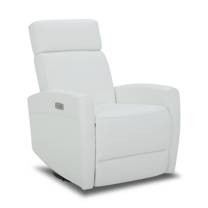 Morees Power Swivel Glider Recliner with Headrest