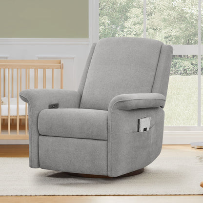 Mila Power Swivel Nursery Glider Recliner